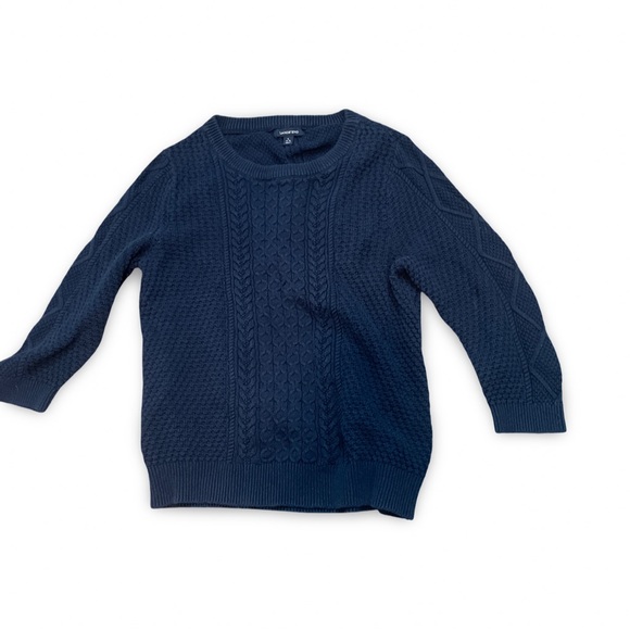 Lands' End Sweaters - Lands’ End Navy Blue Knit Sweater – Women’s Large
